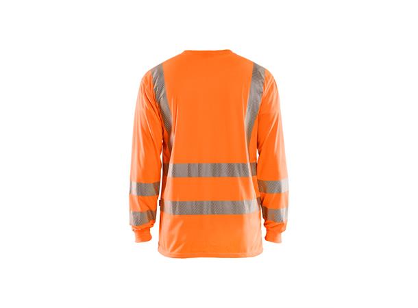 Blåkläder t-skjorte langermet varsel Oransje, str.4XL