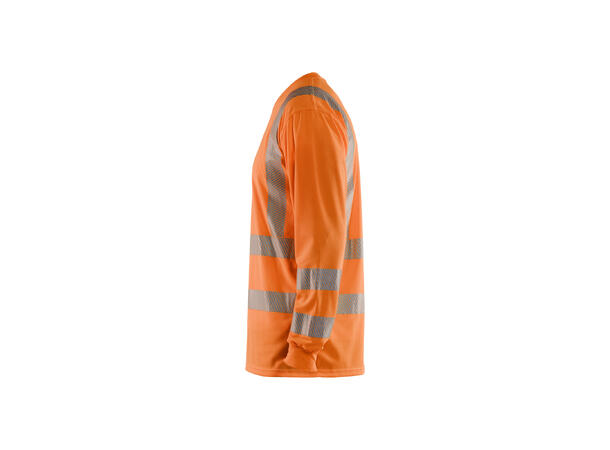 Blåkläder t-skjorte langermet varsel Oransje, str.4XL