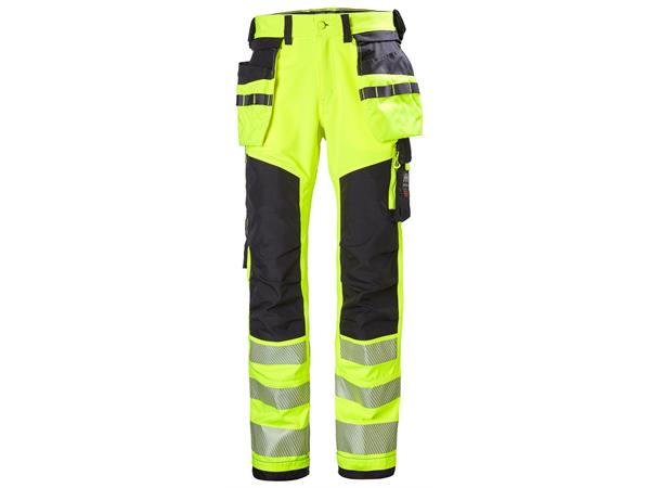 Helly Hansen ICU Håndverksbukse Kl.2 HiVis Gul, str.C46