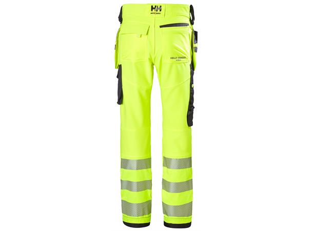 Helly Hansen ICU Håndverksbukse Kl.2 HiVis Gul, str.C46