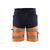 Blåkläder Varselshorts med stretch Marineblå/Oransje, str.C58 