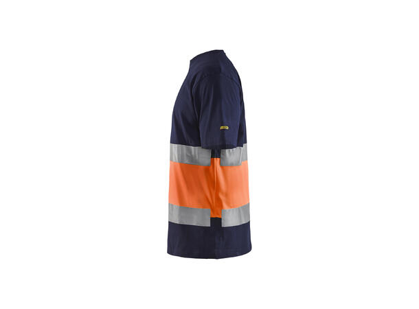 Blåkläder 3387 T-skjorte Varsel Blå 4XL
