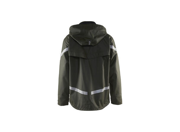 Blåkläder 4305 Regnjakke Level 2 Grønn, str.4XL