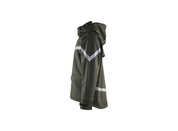 Blåkläder 4305 Regnjakke Level 2 Grønn, str.4XL