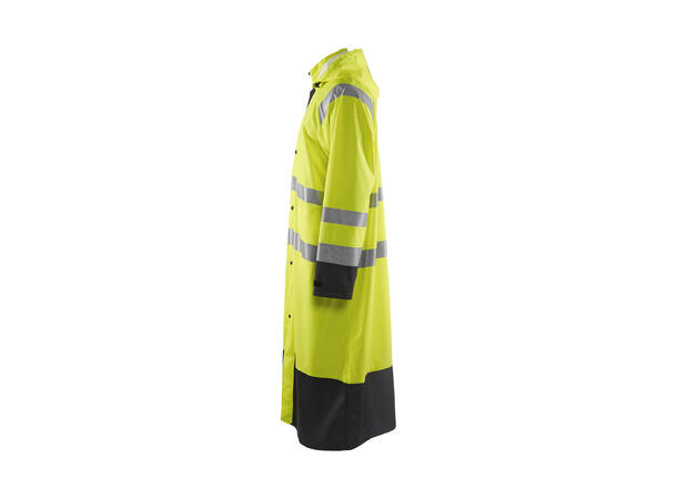 Blåkläder 4325 Regnfrakk Varsel Gul/Svart L