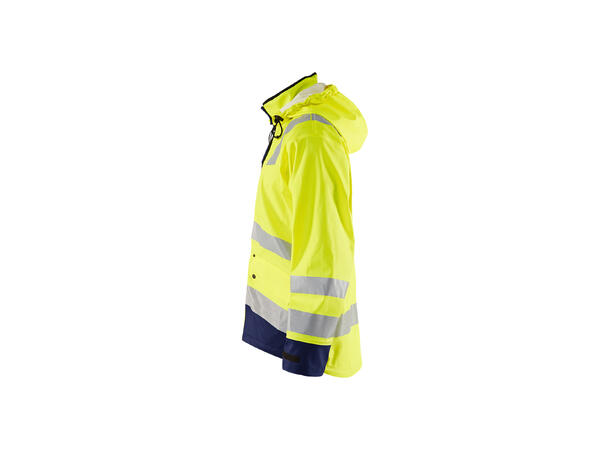 Blåkläder 4327 Regnjakke Level 3 Gul/Marineblå XXL