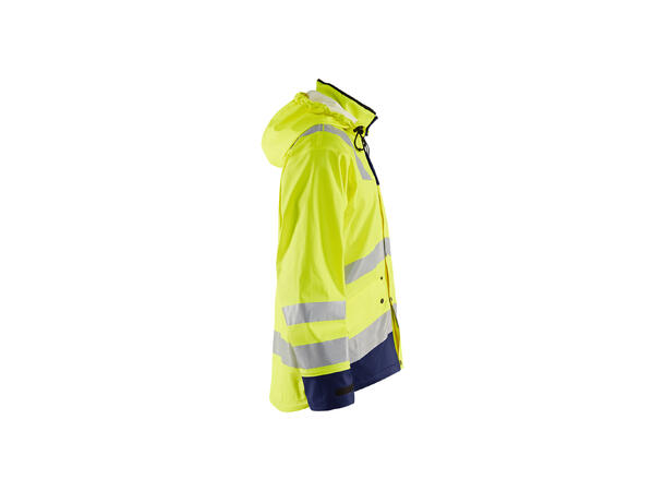 Blåkläder 4327 Regnjakke Level 3 Gul/Marineblå XXL
