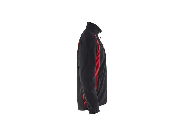 Blåkläder Fleecejakke Svart/Rød, str.4XL