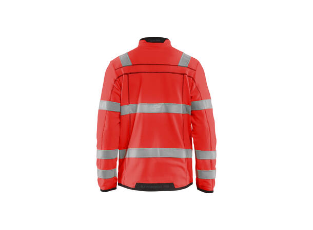 Blåkläder Jakke microfleece varsel HiVis Rød, str.4XL
