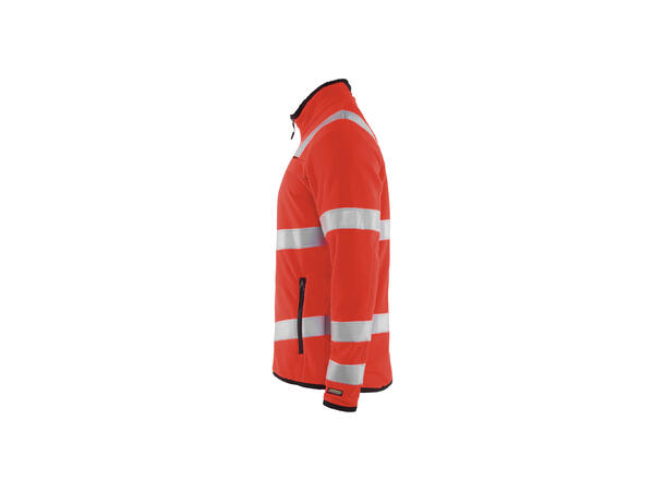 Blåkläder Jakke microfleece varsel HiVis Rød, str.4XL