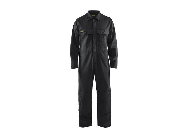 Blåkläder Kjeledress med kneputelommer Svart, str.C46