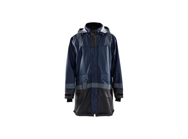 Blåkläder Regnjakke LEV 2 Marineblå, str.4XL