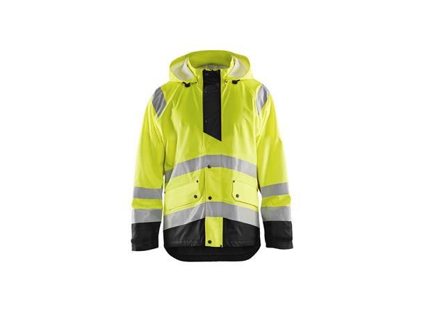 Blåkläder Regnjakke Varsel level 1 Gul/Svart, str.4XL