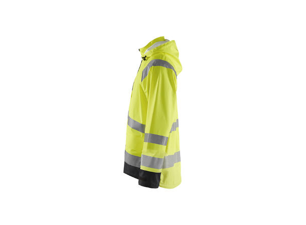 Blåkläder Regnjakke Varsel level 1 Gul/Svart, str.4XL