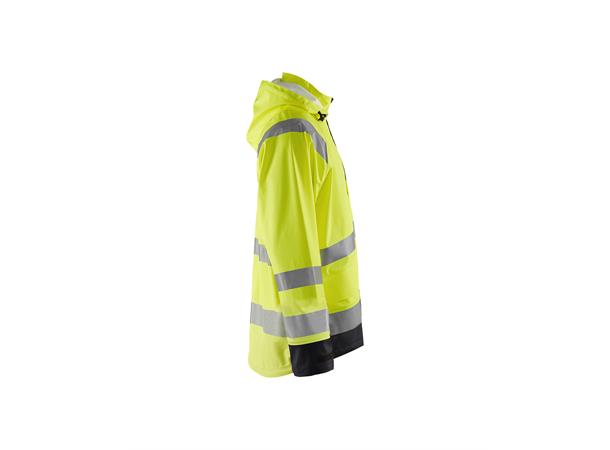 Blåkläder Regnjakke Varsel level 1 Gul/Svart, str.4XL