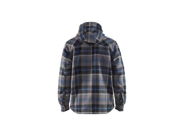 Blåkläder Skjorte flannell Svart/Grå, str.L