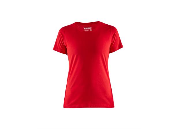 Blåkläder T-skjorte Dame Rød L