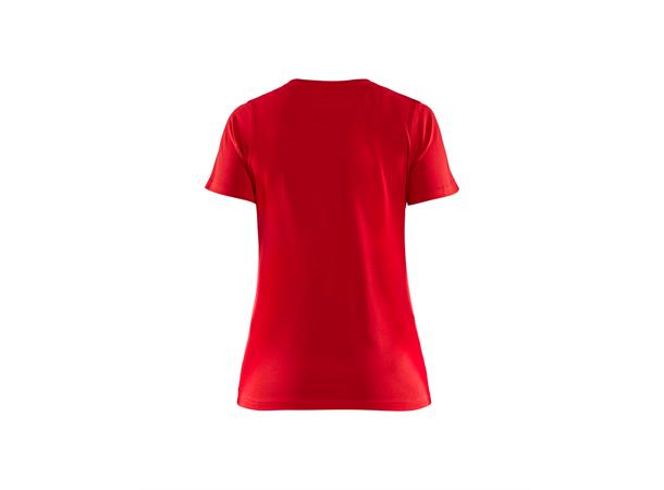Blåkläder T-skjorte Dame Rød L