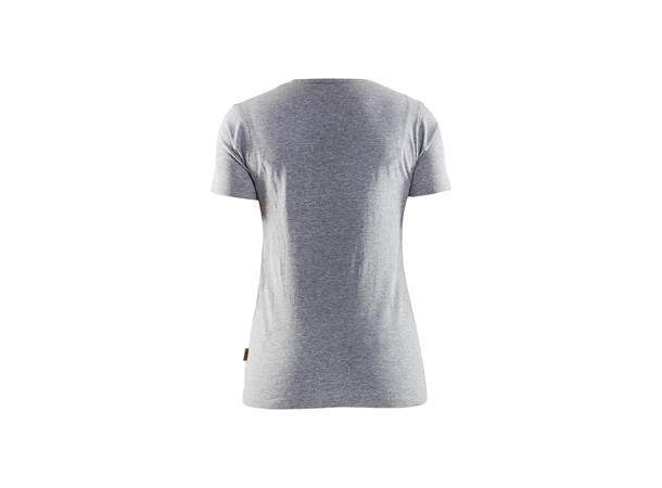 Blåkläder T-skjorte  3D-print Grå, str.L, dame