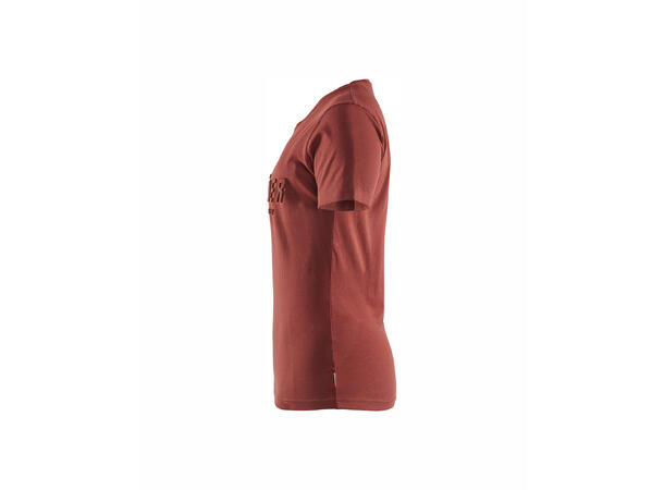 Blåkläder T-skjorte  3D-print Rød, str.L, dame