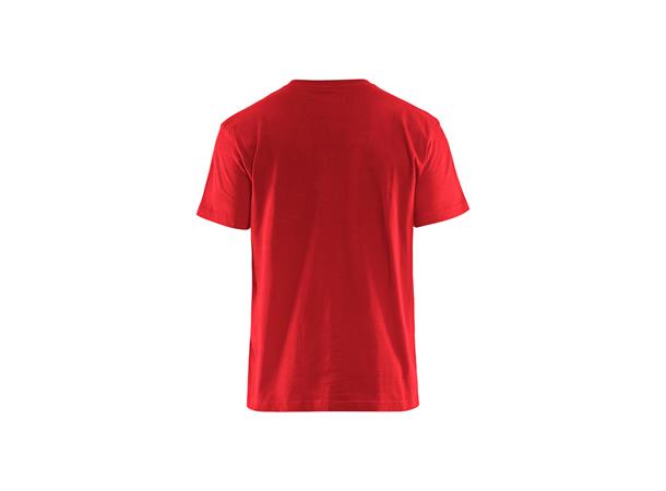 Blåkläder T-skjorte tofarget Rød/Svart, str.M