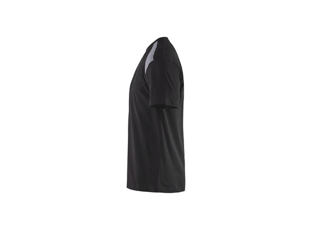 Blåkläder T-skjorte tofarget Svart/Grå, str.4XL