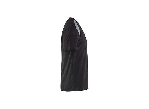 Blåkläder T-skjorte tofarget Svart/Grå, str.4XL