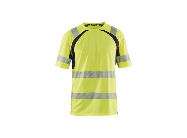 Blåkläder t-skjorte varsel kl 2 Gul/Svart, str.S