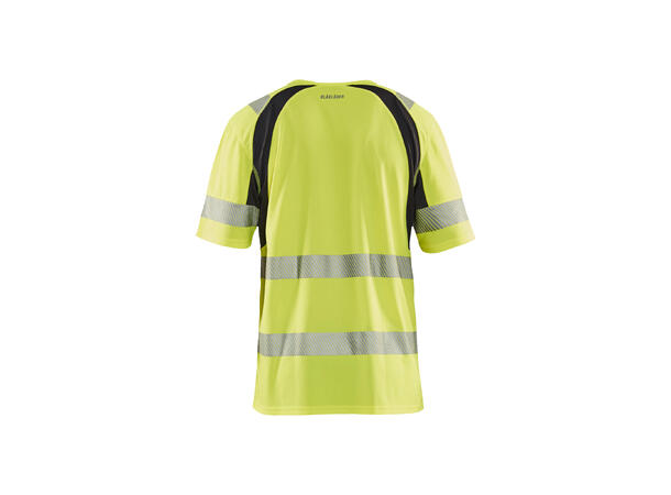 Blåkläder t-skjorte varsel kl 2 Gul/Svart, str.S