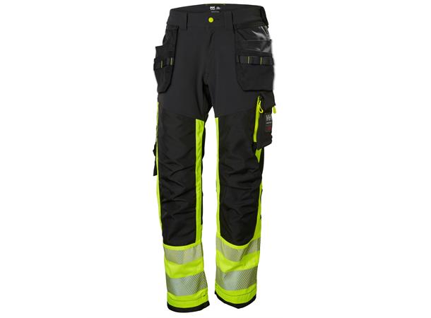 Helly Hansen ICU Håndverksbukse Kl.1 HiVis Gul, str.C48