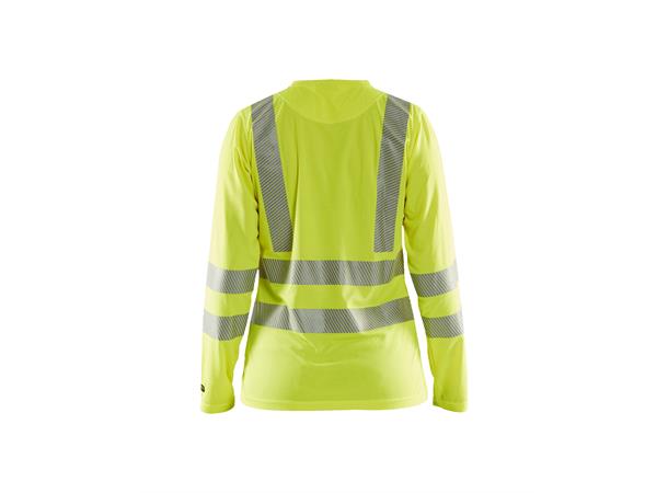 Blåkläder T-skjorte, langermet varsel Gul, str.XXXL, dame