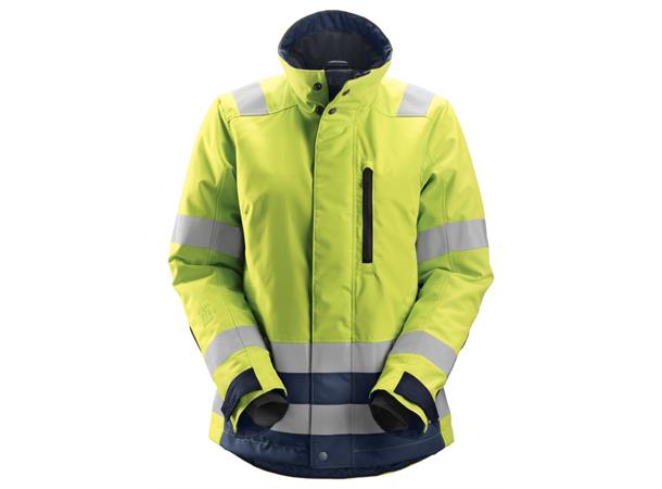 Snickers 1137 AllroundWork vinterjakke HiVis Gul/Blå, str.XS Kl.2/3