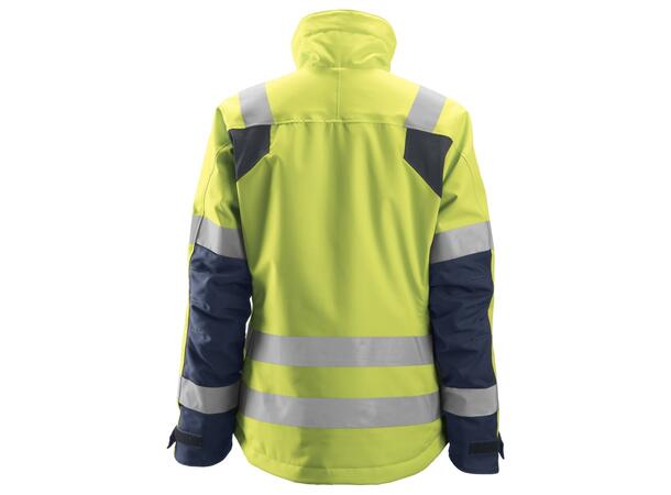 Snickers 1137 AllroundWork vinterjakke HiVis Gul/Blå, str.XS Kl.2/3
