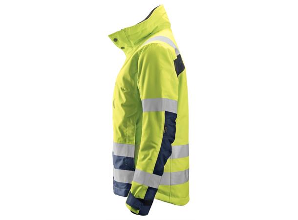 Snickers 1137 AllroundWork vinterjakke HiVis Gul/Blå, str.XS Kl.2/3