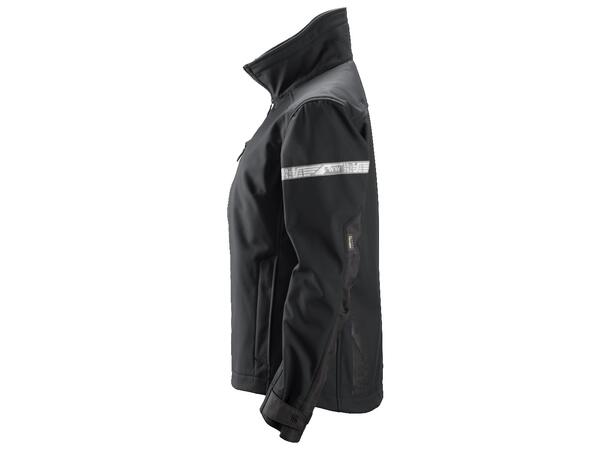 Snickers 1207 AllroundWork Svart, str.XS, softshelljakke