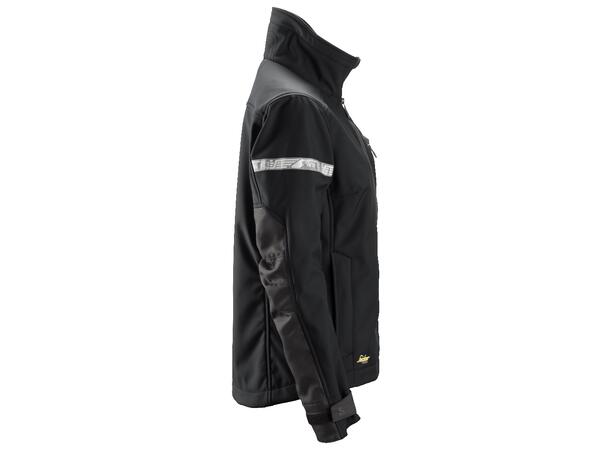 Snickers 1207 AllroundWork Svart, str.XS, softshelljakke