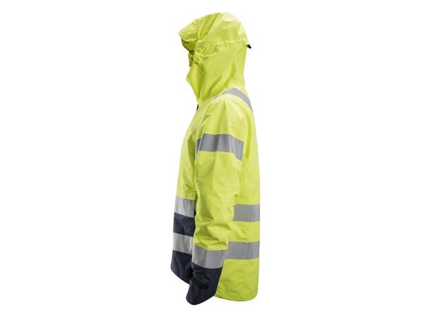 Snickers 1330 AllroundWork skalljakke HiVis Gul/Blå, str.XL Kl.3