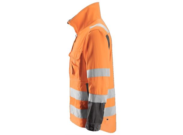 Snickers 1633 HiVis-Jakke HiVis Oransje/Svart, str.4XL, Kl.3