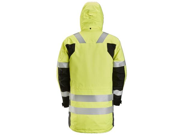 Snickers 1830 AllroundWork parkas HiVis Gul/Grå, str.XS Kl.3