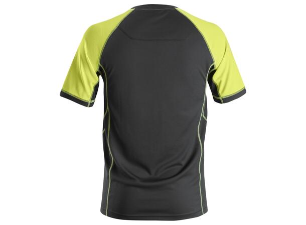 Snickers 2505 Neon T-skjorte Svart/Gul, str.XS