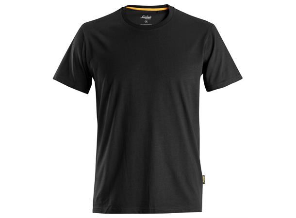Snickers 2526 AllroundWork T-skjorte Svart, str.XS
