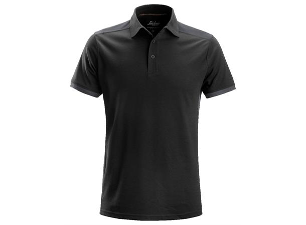 Snickers 2715 AllroundWork Poloskjorte Svart/Grå XXL