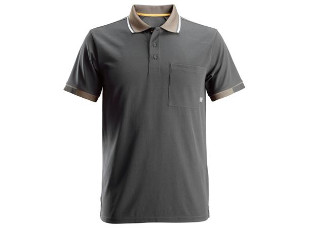 Snickers 2724 AllroundWork Poloskjorte Grå XL
