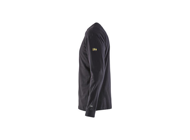 Blåkläder T-skjorte langermet Marineblå, str.4XL, flammehemmende