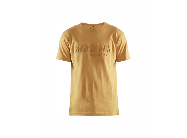 Blåkläder T-skjorte med 3D-print Gul, str.XL