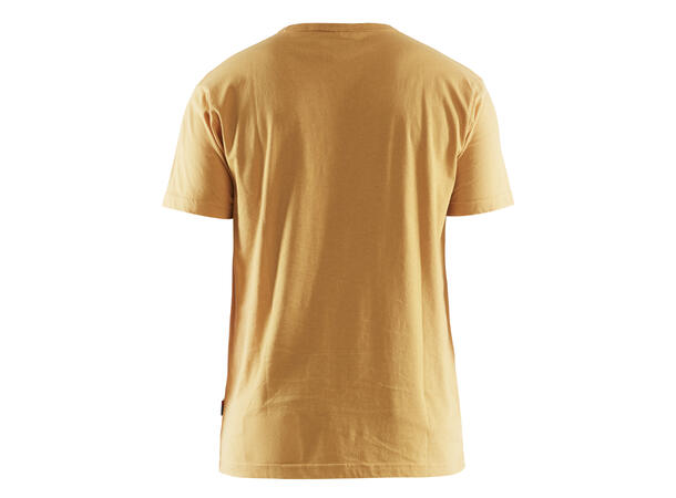 Blåkläder T-skjorte med 3D-print Gul, str.XL