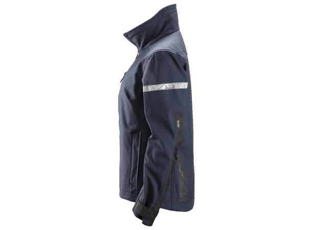 Snickers 1207 AllroundWork Marineblå/Svart, str.XS, softshelljakke