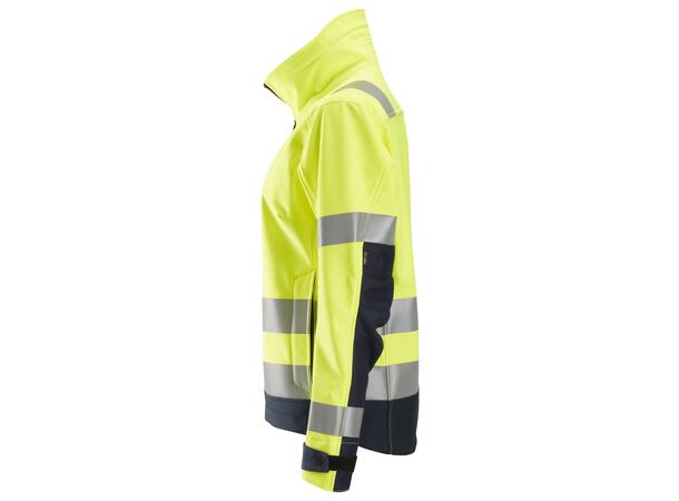 Snickers 1237 AllroundWork Damejakke HiVis Gul/Blå XL-Lang