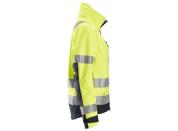 Snickers 1237 AllroundWork Damejakke HiVis Gul/Blå XL-Lang