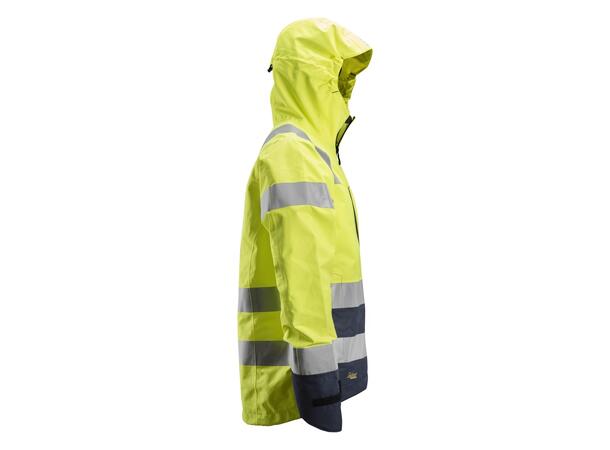 Snickers 1330 AllroundWork skalljakke HiVis Gul/Blå, str.XS Kl.3
